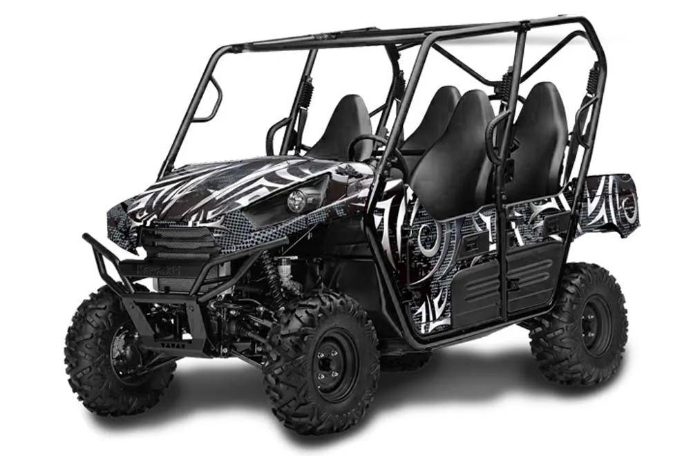 Kawasaki Teryx 800 4 Door Graphic Kit - 2013-2015 Deaden Black