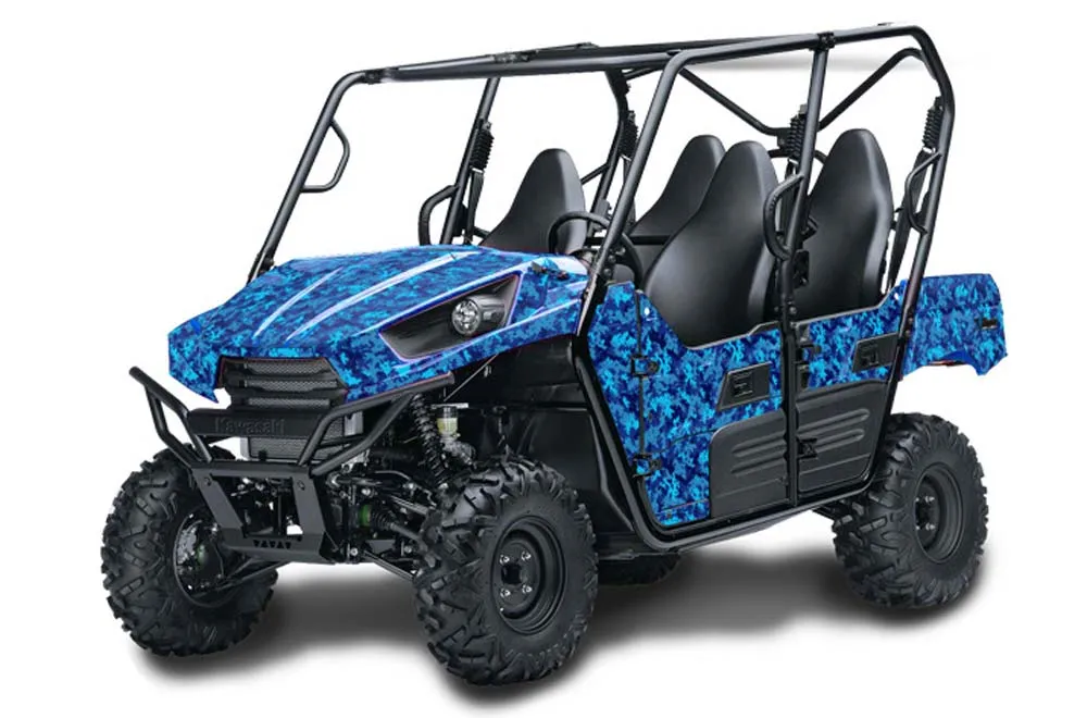 Kawasaki Teryx 800 4 Door Graphic Kit - 2013-2015 Digicamo Blue