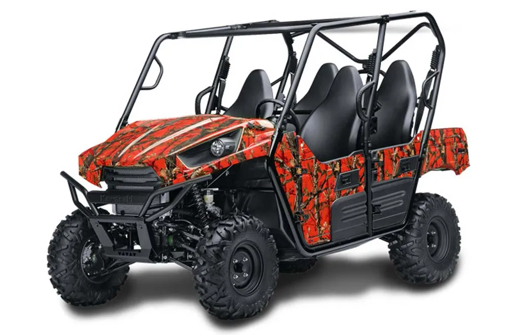 Kawasaki Teryx 800 4 Door Graphic Kit - 2013-2015 Fire Camo Camo
