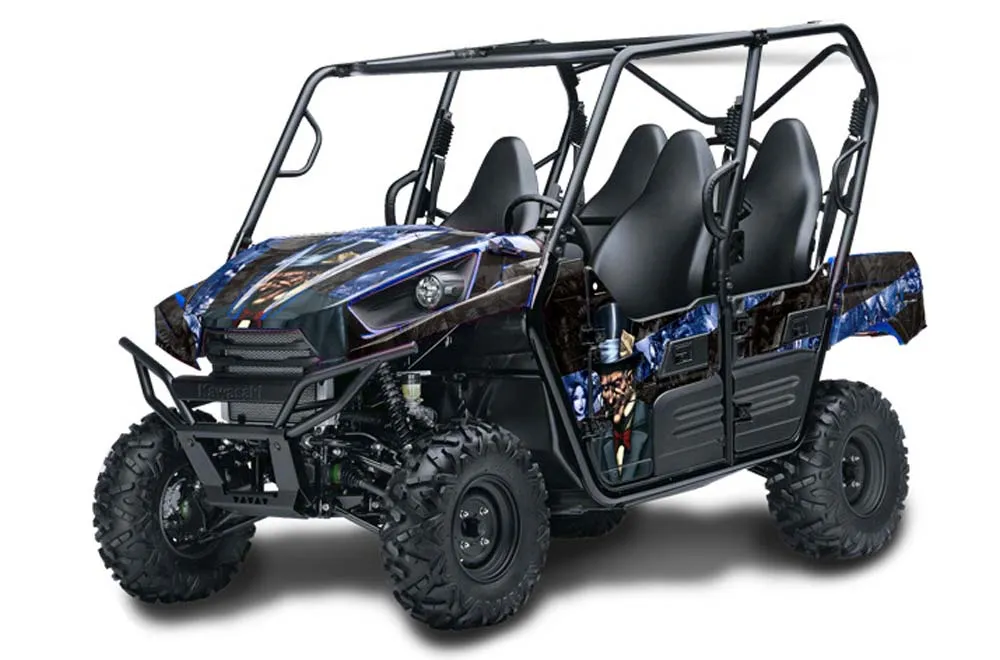 Kawasaki Teryx 800 4 Door Graphic Kit - 2013-2015 Mad Hatter Blue