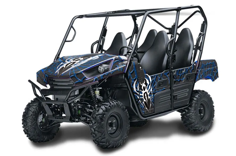 Kawasaki Teryx 800 4 Door Graphic Kit - 2013-2015 Widow Maker Blue