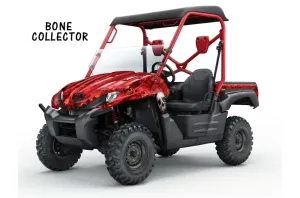 Kawasaki Teryx 750 Graphic Kit - 2007-2009 Bone Collector Red