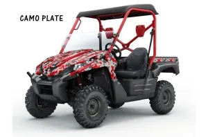 Kawasaki Teryx 750 Graphic Kit - 2007-2009 Camoplate Red