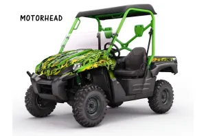 Kawasaki Teryx 750 Graphic Kit - 2007-2009 Motorhead Green