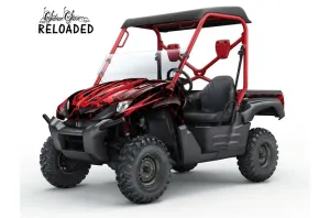 Kawasaki Teryx 750 Graphic Kit - 2007-2009 Silver Star - Reloaded Red