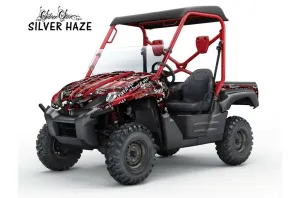 Kawasaki Teryx 750 Graphic Kit - 2007-2009 Silver Star - Silverhaze Red