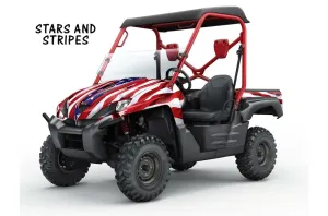 Kawasaki Teryx 750 Graphic Kit - 2007-2009 Stars n Stripes Red White & Blue
