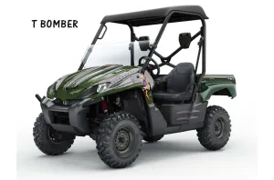 Kawasaki Teryx 750 Graphic Kit - 2007-2009 T Bomber Green