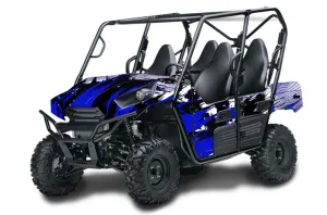 Kawasaki Teryx 800 4 Door Graphic Kit - 2013-2015 Carbon X Blue