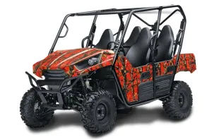 Kawasaki Teryx 800 4 Door Graphic Kit - 2013-2015 Fire Camo Camo