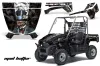 Kawasaki Teryx 750 Graphic Kit - 2007-2009 Mad Hatter Black