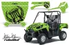 Kawasaki Teryx 750 Graphic Kit - 2007-2009 Silver Star Reloaded Green
