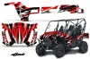 Kawasaki Teryx 800 4 Door Graphic Kit - 2013-2015 Attack Red