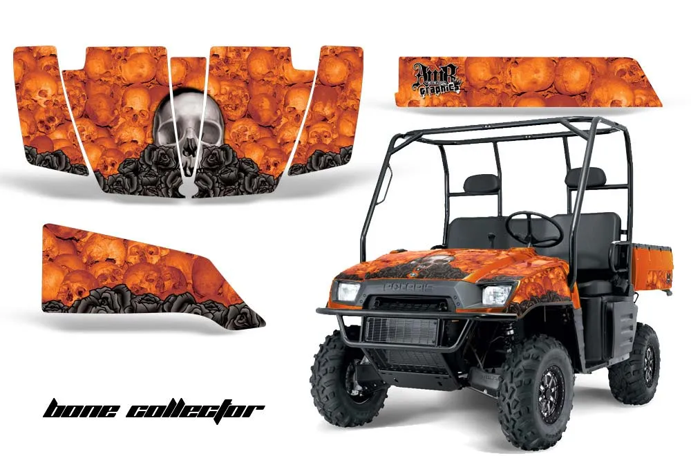 Polaris Ranger 500 / 700 XP Graphic Kit - 2005-2008 Bone Collector Orange