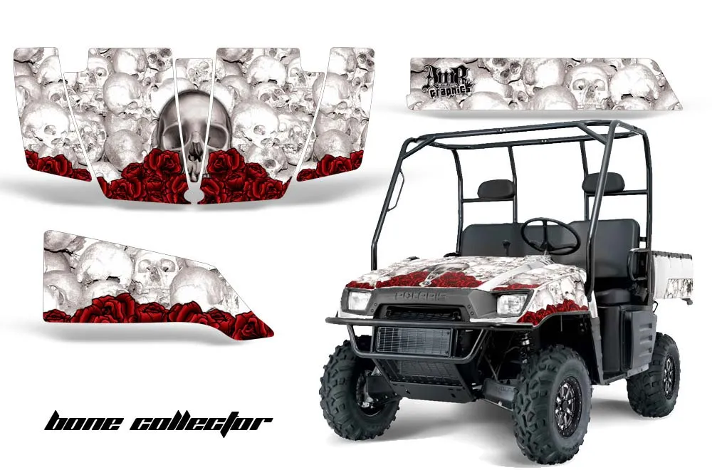 Polaris Ranger 500 / 700 XP Graphic Kit - 2005-2008 Bone Collector White