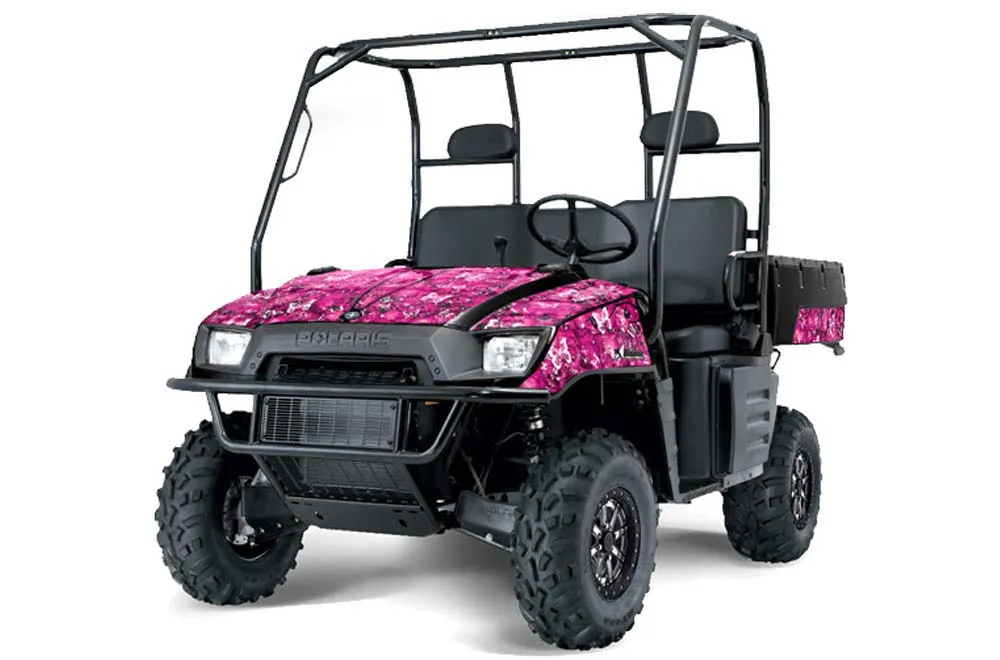 Polaris Ranger 500 / 700 XP Graphic Kit - 2005-2008 Butterflies Pink