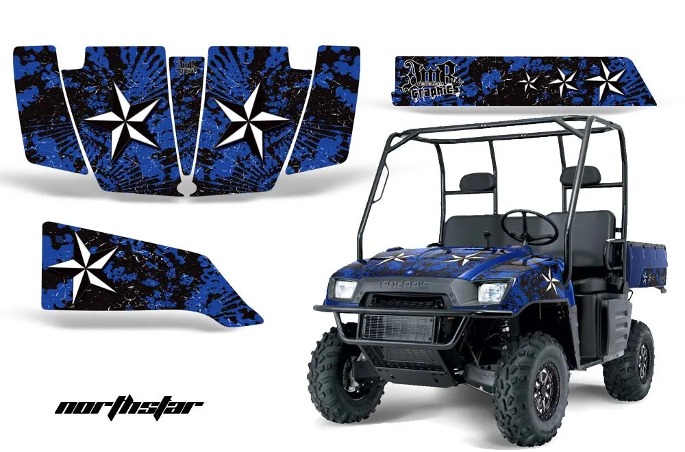 Polaris Ranger 500 / 700 XP Graphic Kit - 2005-2008 Northstar Blue