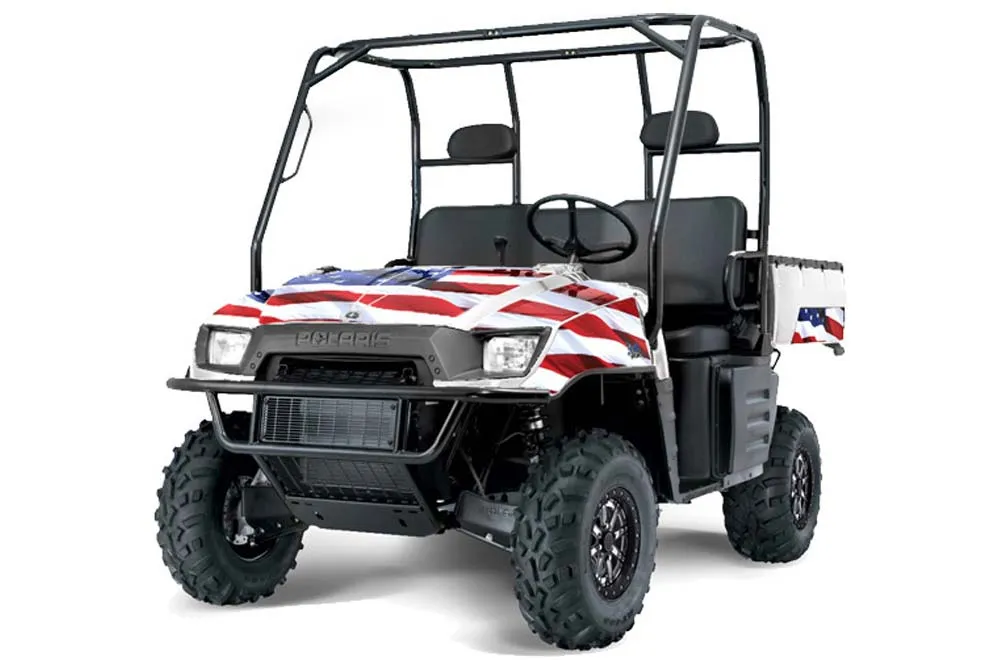 Polaris Ranger 500 / 700 XP Graphic Kit - 2005-2008 Stars N Stripes Red White & Blue