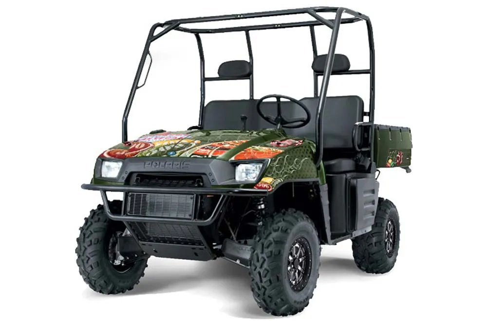 Polaris Ranger 500 / 700 XP Graphic Kit - 2005-2008 Vegas Baller Green