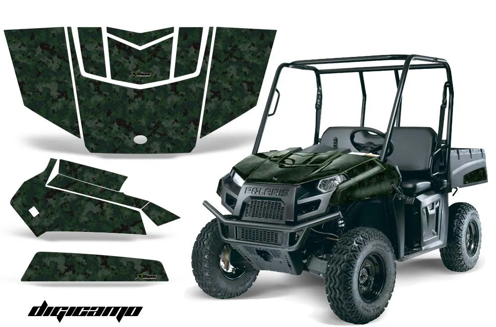 Polaris Ranger EV Electric Graphic Kit - 2009-2015 Digi Camo Green