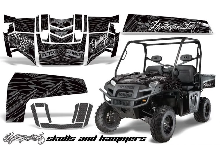 Polaris Ranger XP 500 / 700 4x4 EFI Custom Graphic Kit - 2009