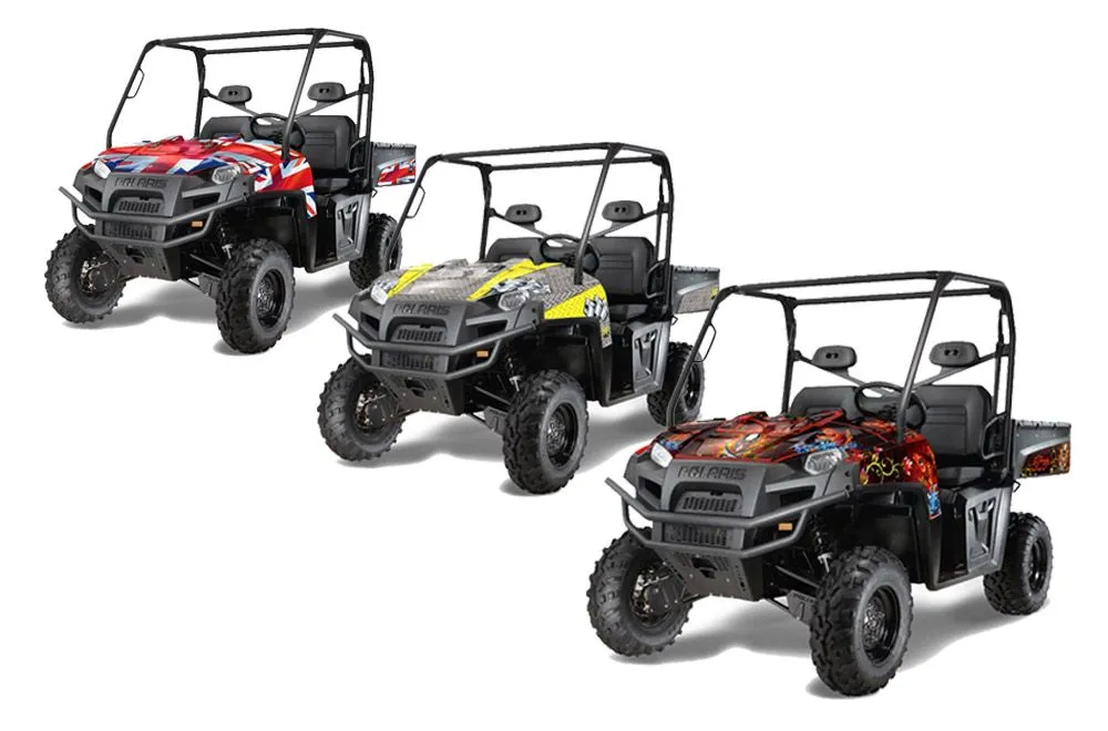 Polaris Ranger XP 500 / 700 4x4 EFI Custom Graphic Kit - 2009