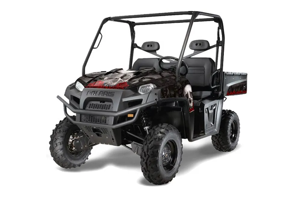 Polaris Ranger XP 500 / 700 4x4 EFI Graphic Kit - 2009 Bone Collector Black