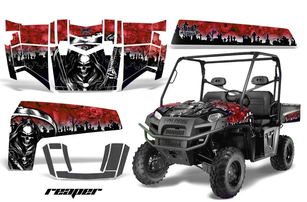 Polaris Ranger XP 500 / 700 4x4 EFI Graphic Kit - 2009 Reaper Green