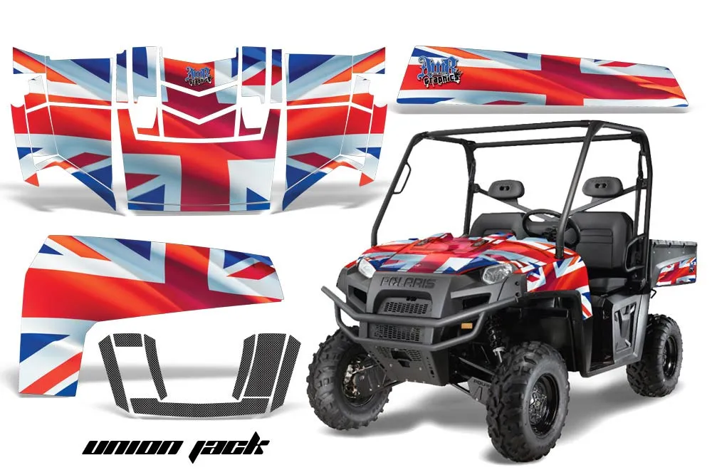 Polaris Ranger XP 500 / 700 4x4 EFI Graphic Kit - 2009 Union Jack Union Jack