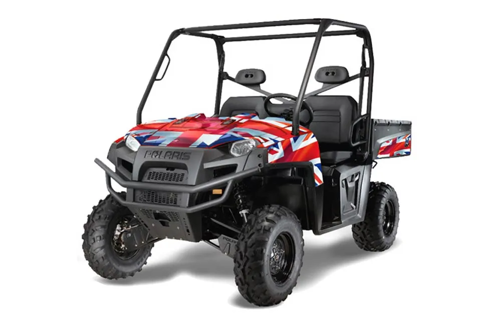 Polaris Ranger XP 500 / 700 4x4 EFI Graphic Kit - 2009 Union Jack Union Jack