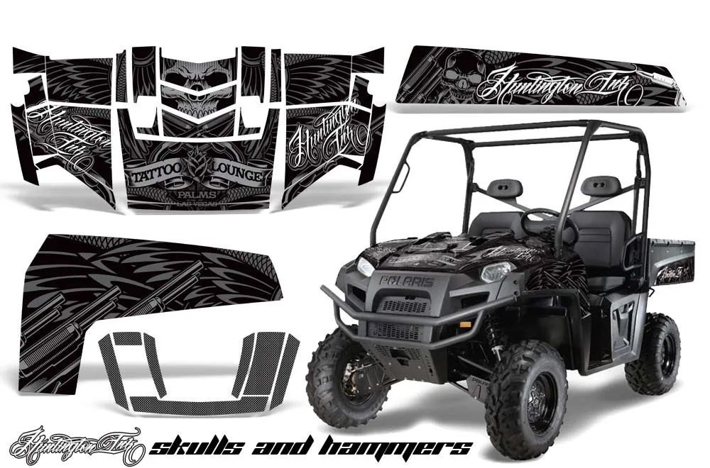 Polaris Ranger XP 500 / 800 / 900D 4x4 EFI Custom Graphic Kit - 2010-2014