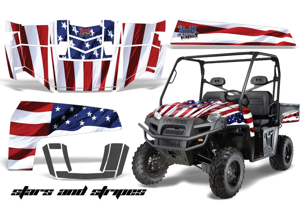 Polaris Ranger XP 500 / 800 / 900D 4x4 EFI Custom Graphic Kit - 2010-2014