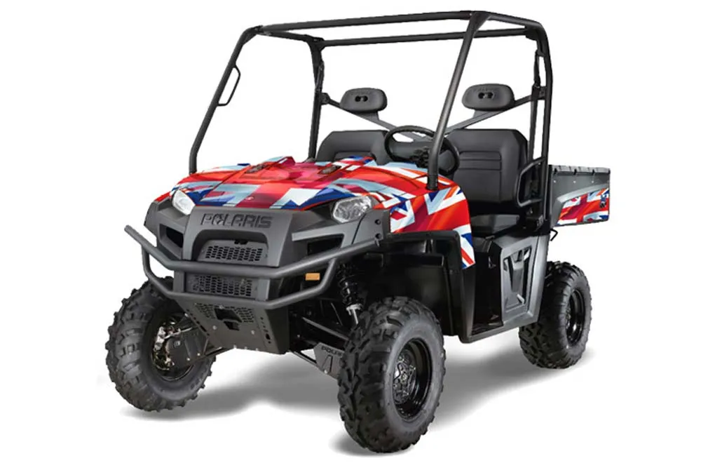 Polaris Ranger XP 500 / 800 / 900D 4x4 EFI Graphic Kit - 2010-2014 Union Jack Union Jack