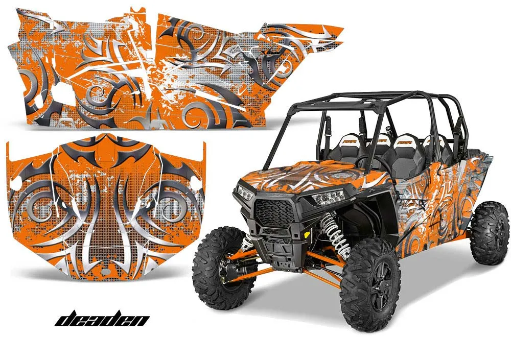 Polaris RZR 1000 XP 4 Door Graphic Kit - 2013-2018 Deaden Orange