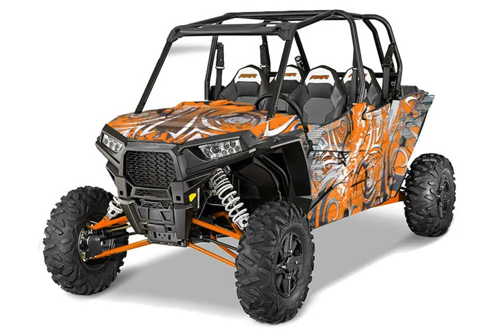 Polaris RZR 1000 XP 4 Door Graphic Kit - 2013-2018 Deaden Orange