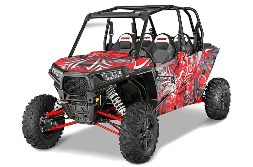 Polaris RZR 1000 XP 4 Door Graphic Kit - 2013-2018 Deaden Red