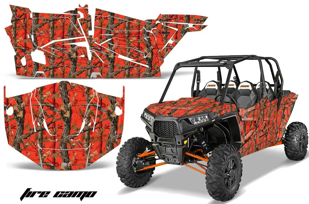 Polaris RZR 1000 XP 4 Door Graphic Kit - 2013-2018 Fire Camo Camo