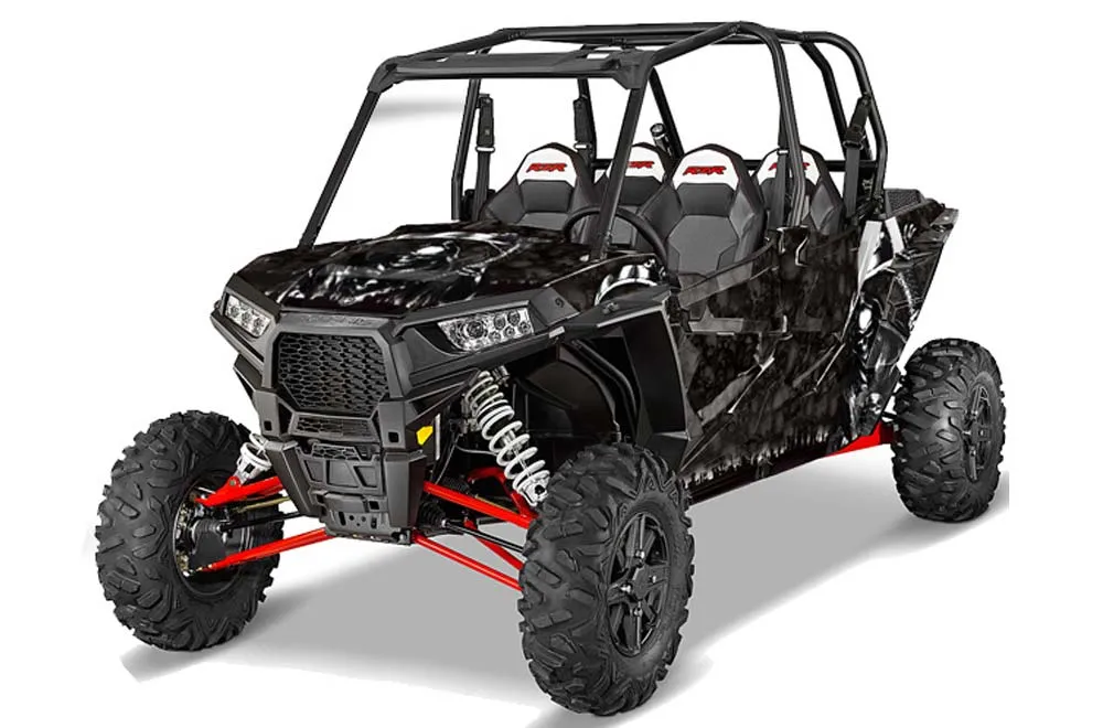 Polaris RZR 1000 XP 4 Door Graphic Kit - 2013-2018 Reaper Black