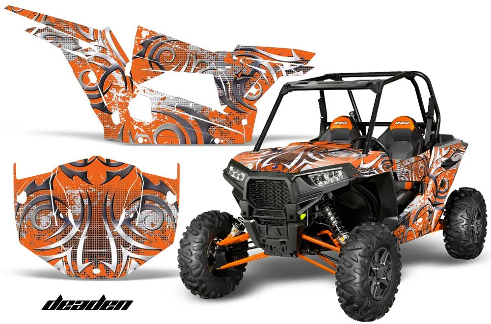 Polaris RZR 1000 XP 2 Door Graphic Kit - 2013-2018 Deaden Orange