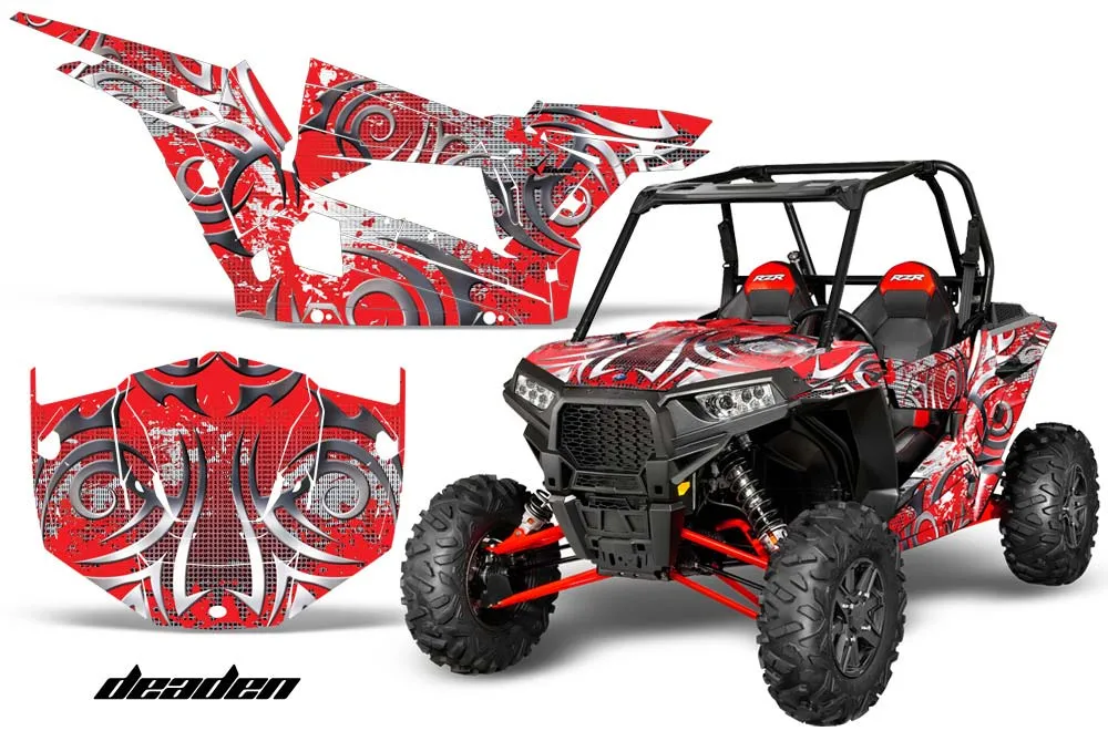 Polaris RZR 1000 XP 2 Door Graphic Kit - 2013-2018 Deaden Red