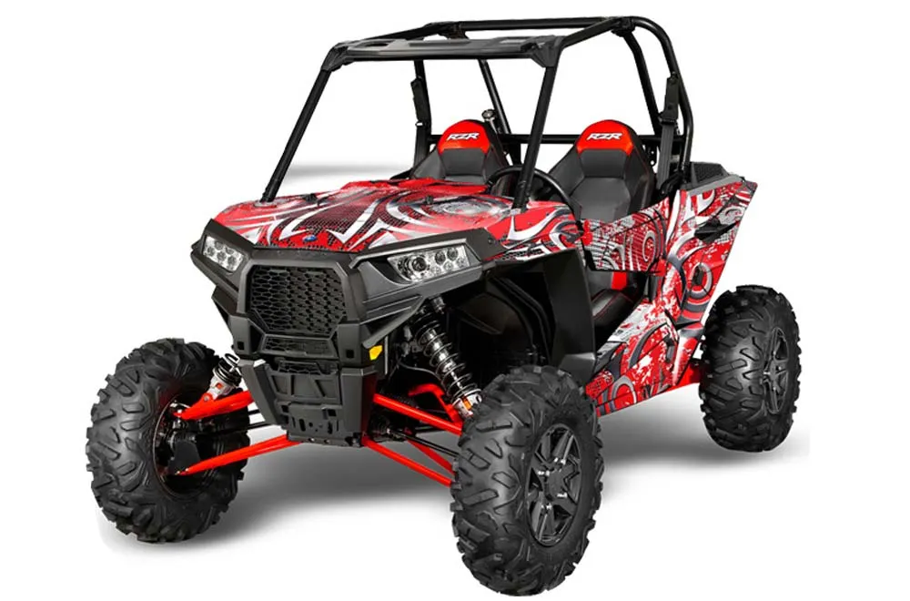 Polaris RZR 1000 XP 2 Door Graphic Kit - 2013-2018 Deaden Red