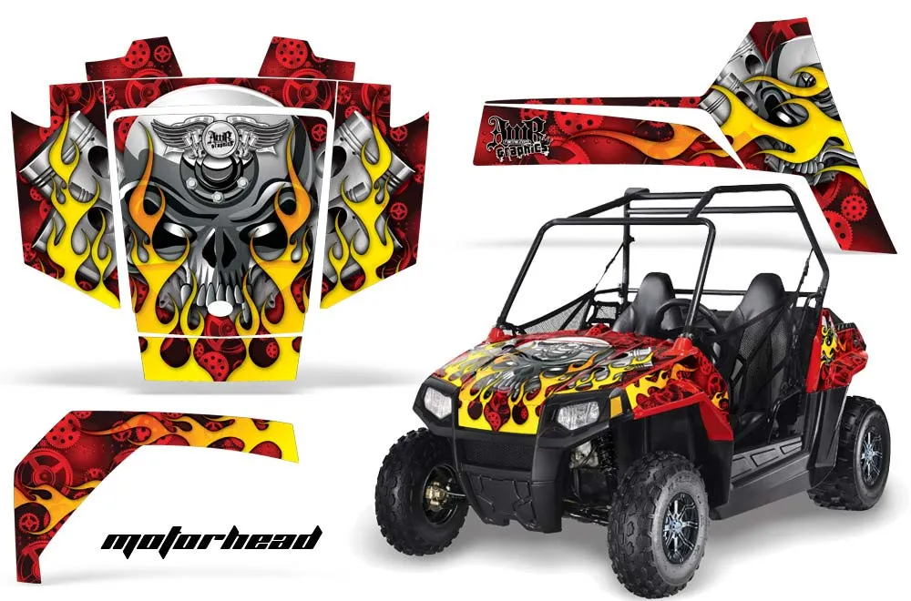Polaris RZR 170 Graphic Kit - All Years Motorhead Red