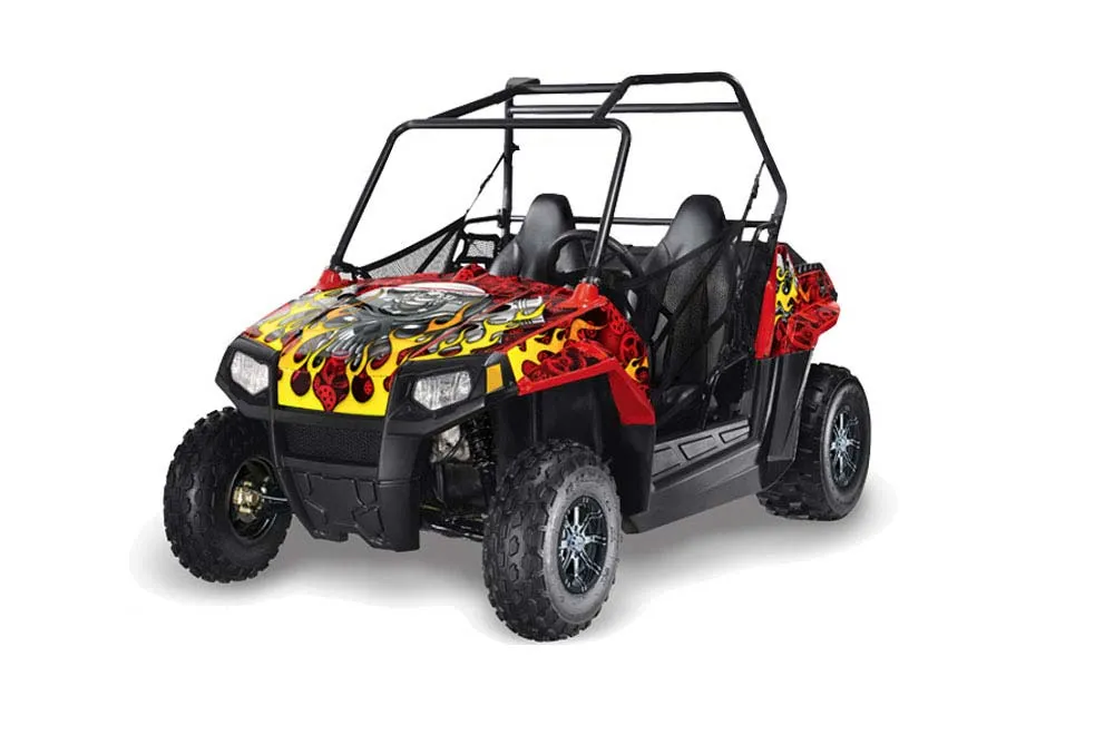 Polaris RZR 170 Graphic Kit - All Years Motorhead Red