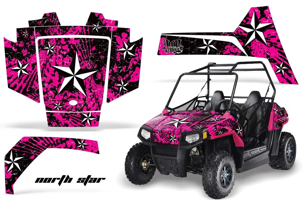 Polaris RZR 170 Graphic Kit - All Years Northstar Pink
