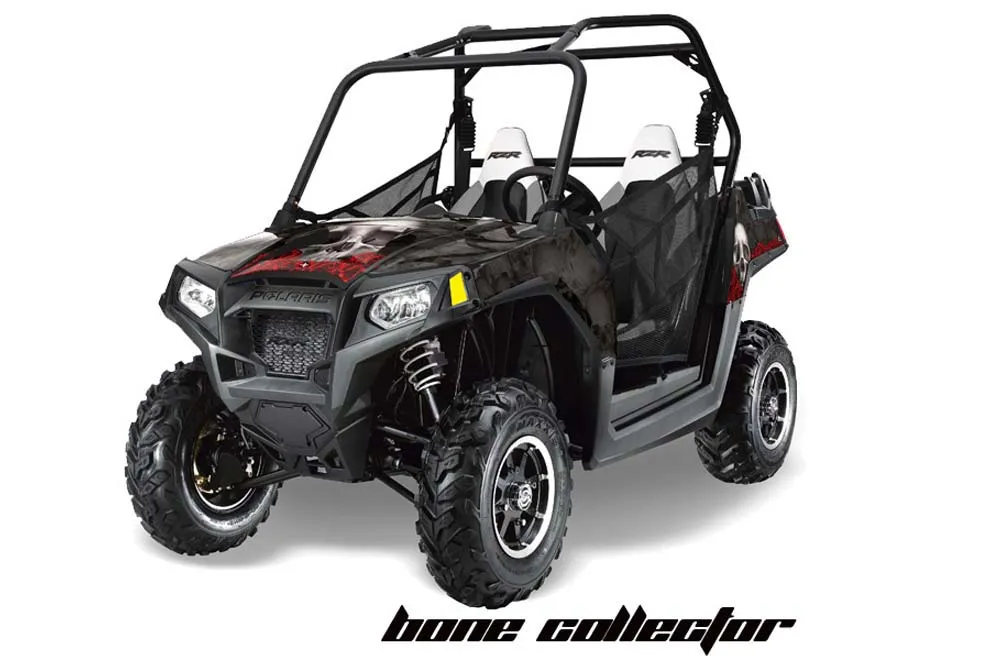 Polaris RZR 800 / 800S Graphic Kit - 2011-2014 Bone Collector Black