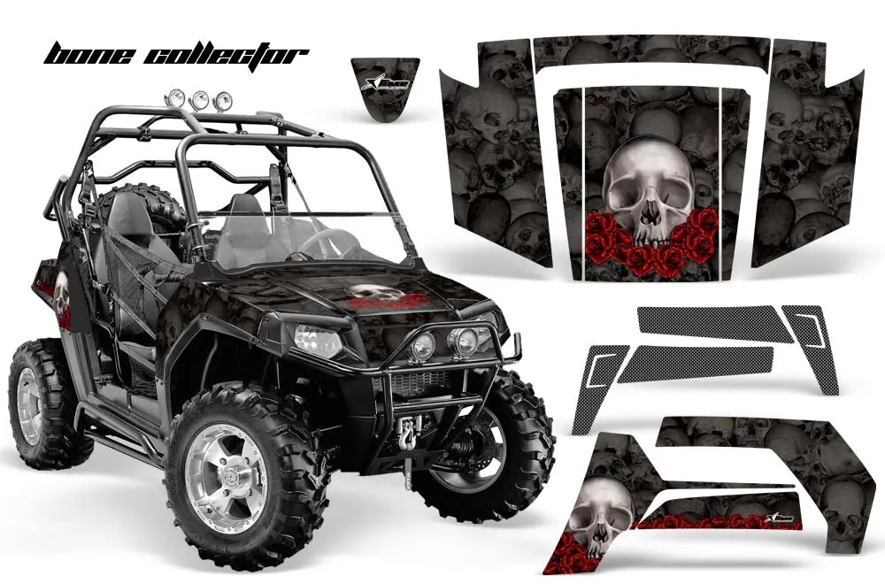 Polaris RZR 800 / 800S Graphic Kit - 2006-2010 Bone Collector Black
