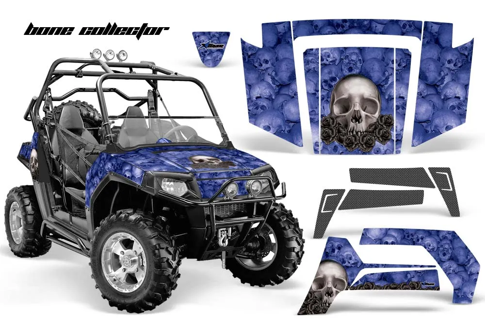 Polaris RZR 800 / 800S Graphic Kit - 2006-2010 Bone Collector Blue