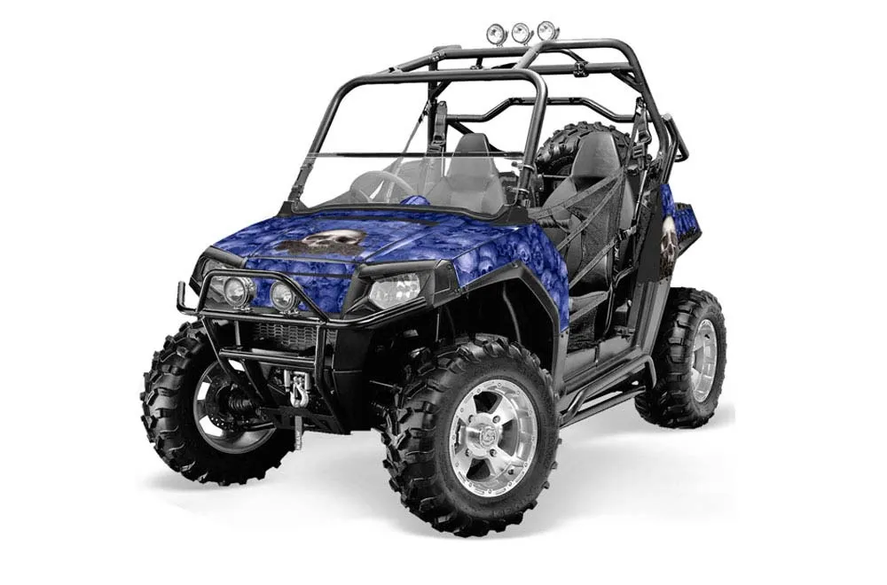 Polaris RZR 800 / 800S Graphic Kit - 2006-2010 Bone Collector Blue