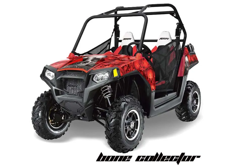 Polaris RZR 800 / 800S Graphic Kit - 2011-2014 Bone Collector Red