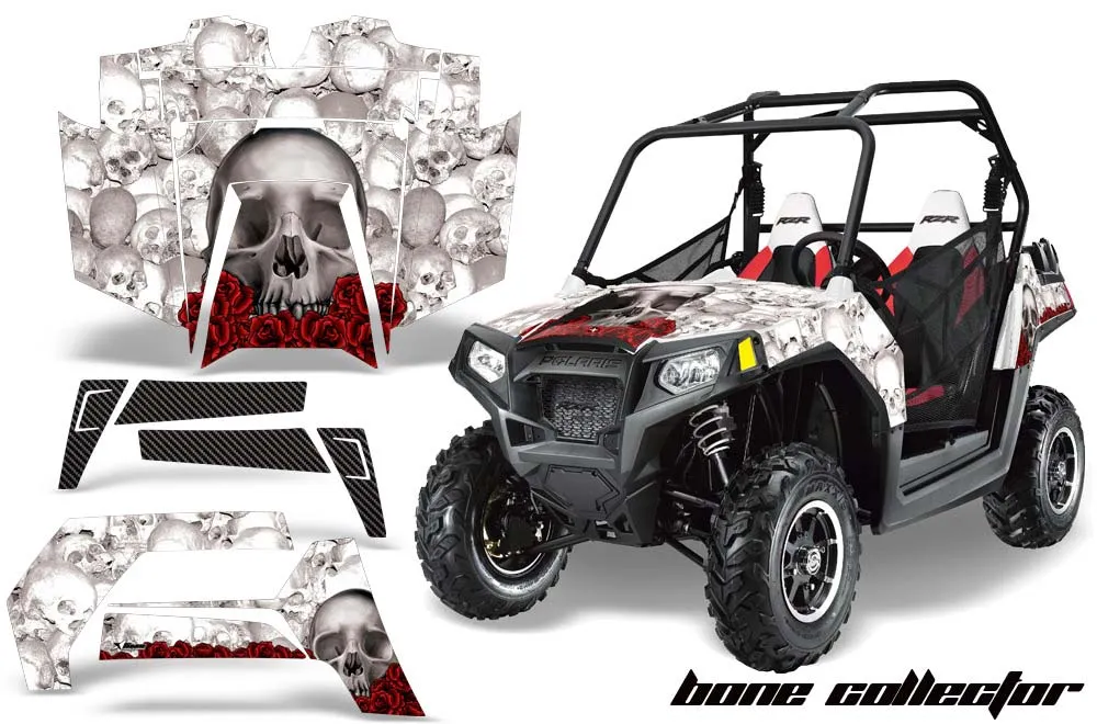 Polaris RZR 800 / 800S Graphic Kit - 2011-2014 Bone Collector White
